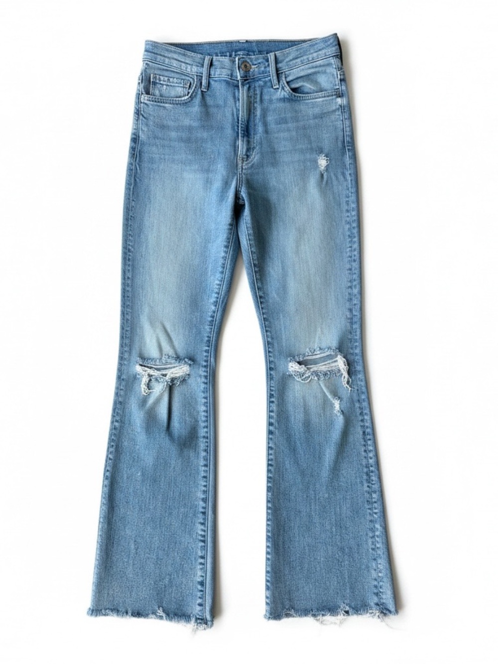 Mother Hustler High Rise Ankle Chew Jeans